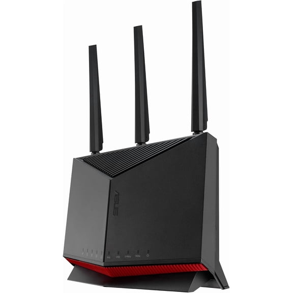 RT-BE86U BE6800 Dual-Band WiFi 7 Router, Supports 4096-QAM, MLO, AI WAN Detection, AiMesh, Subscription-Free Network Security, and Comprehensive VPN Features, Guest Network Pro, Gaming