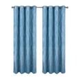 thumbnail image 1 of RT Designer Collection Hailey Halo Foil Blackout Grommet Curtain Panel 52" x 90" Wedgewood, 1 of 1
