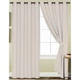 thumbnail image 1 of RT Designer Collection  Kennedy 84-inch Grommet Curtain Panel Silver, 1 of 5
