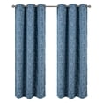 thumbnail image 1 of RT Designer Collection Luciana Embroidered Blackout Luxurious Decorative Grommet Curtain Panel 54" x 84" Wedgwood, 1 of 1