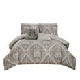 thumbnail image 1 of RT Designer Collection Tisdale 9-Piece Damask Printed Comforter and Sheet Set Queen, 1 of 5