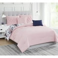 thumbnail image 1 of RT Designers Collection Jerome Reversible Comforter Set - 5-Piece - Queen 86x86", Blush, 1 of 3