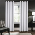 thumbnail image 1 of RT Designers Collection PNR52297 95 in. Riley 100 Percent Blackout Grommet Panels, White, 1 of 1