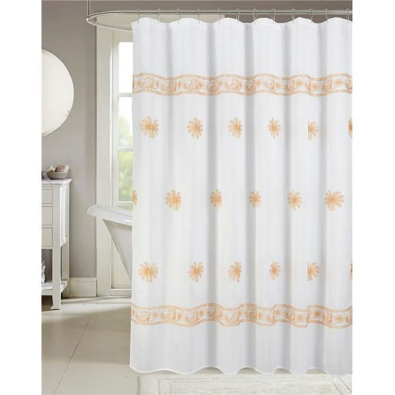 RT Designers Collection Bianca Shower Curtain