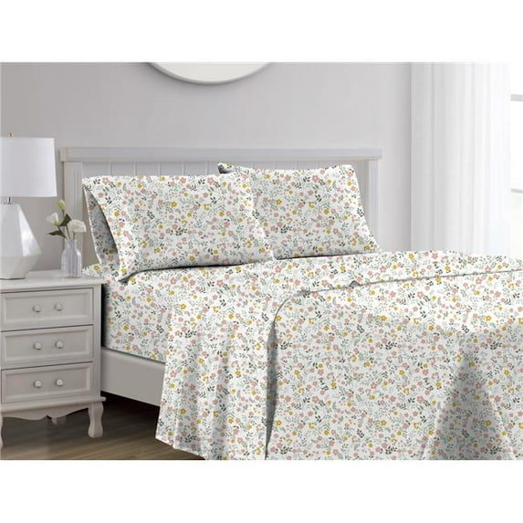 RT Designers Collection Sara 1000 Thread Count CVC Ultra Soft Sheet Set Coral Full