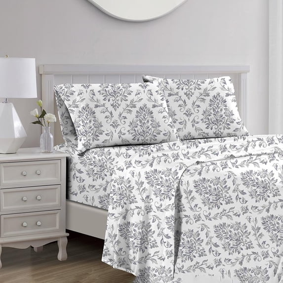 RT Designers Collection Skylar Organic Cotton Ultra Soft Printed Sheet Set Multi Twin