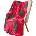 thumbnail image 1 of RT Designers Collection THCT094 50 x 60 in. Christmas Tree Printed Flannel Throw, 1 of 3