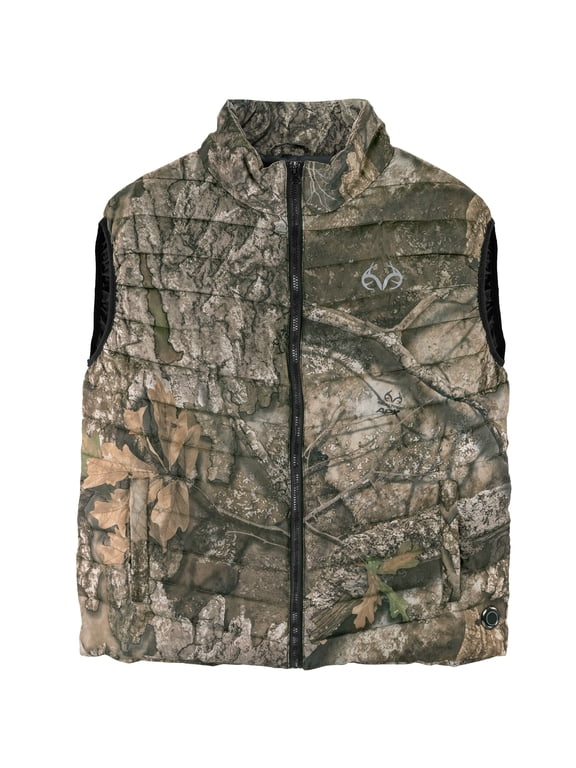 Real Tree Heated Vest, Versatile All-Purpose Pattern, 2XL