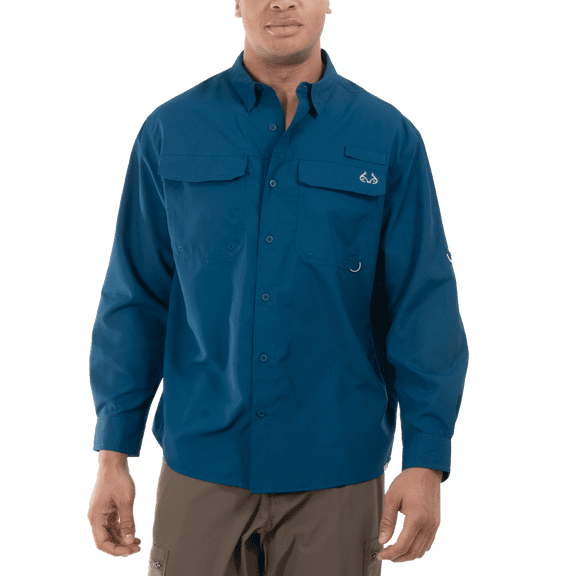 Realtree Men's Poseidon Large Long Sleeve Guide Shirt