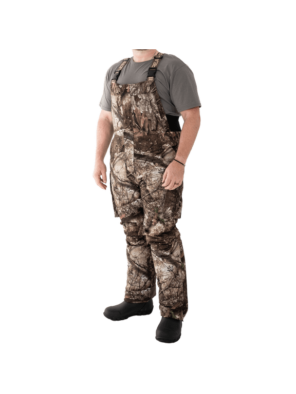 Outfitters Men's Sherpa Lined Waterproof Hunting Bib, Realtree APX, Size Large