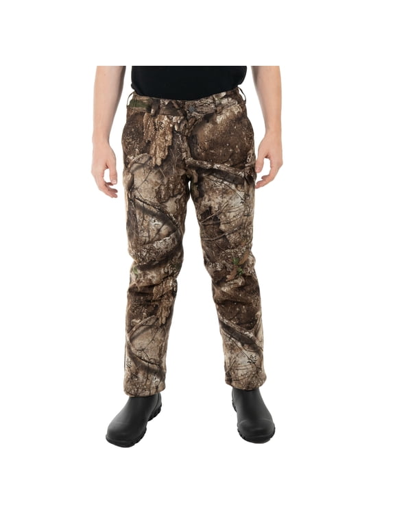 Outfitters Men's Sherpa Lined Waterproof Hunting Pant, Realtree APX, Size Large