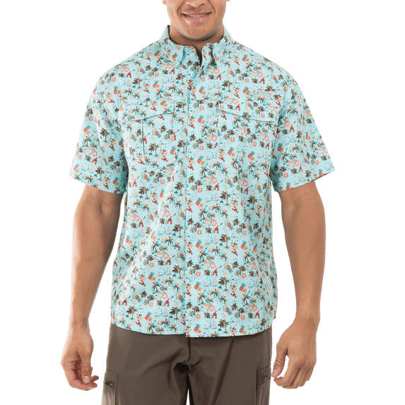 Realtree Men's Beachside Retreat Large Short Sleeve Guide Shirt