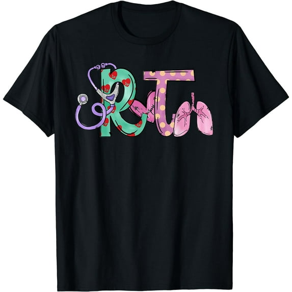 RT Stethoscope Heart Lung Respiratory Therapy Gifts T-Shirt