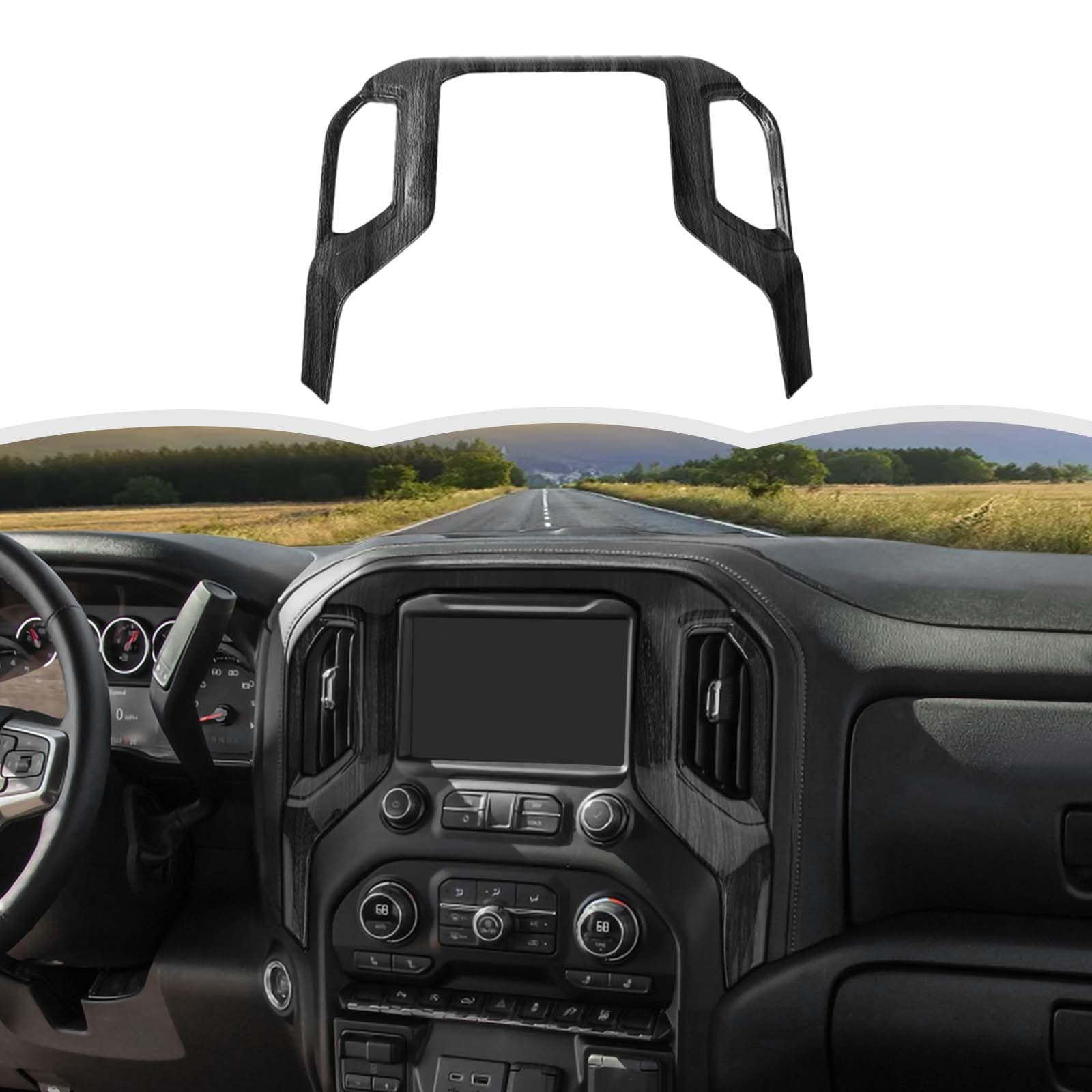 RT-TCZ Center Console Navigation CM31 GPS Panel Trim Cover Decoration ...