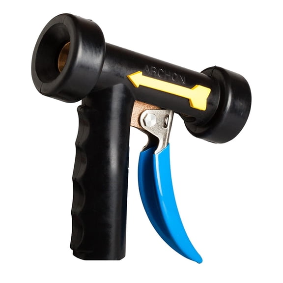 RT12-SB Rear Trigger Water Spray Nozzle - Heavy Duty & Light Weight - Made With Stainless Steel - Black - 1 Count
