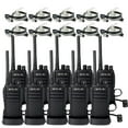 thumbnail image 1 of Retevis RT21 Walkie Talkies for Adults, 2 Way Radios Walkie Talkies Long Range, Portable FRS Two Way Radios with Earpiece, Handfree, for Government Education Churches Dealers(10 Pack), 1 of 10