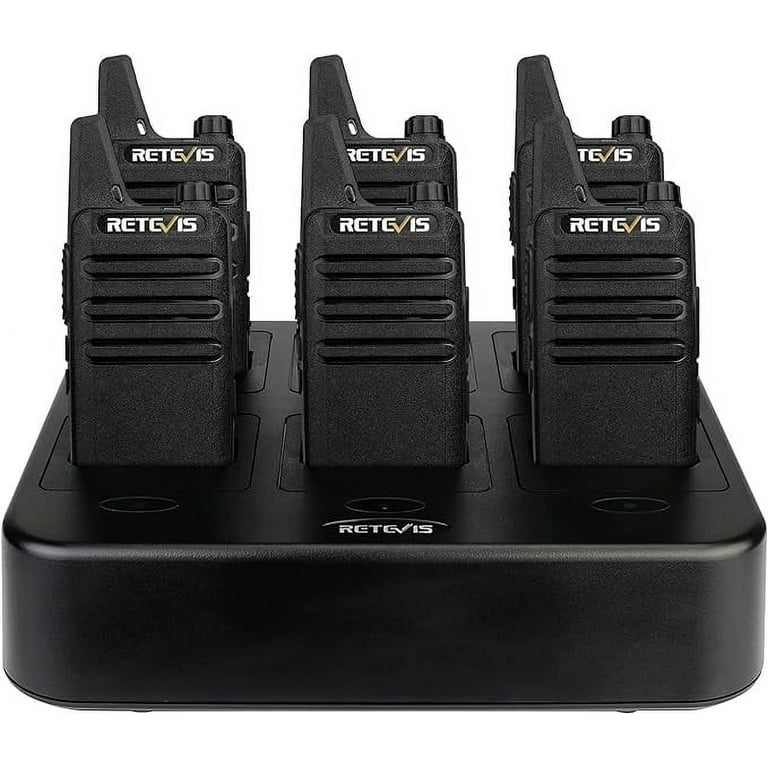 Retevis RT68 Walkie Talkies with Earpiece, Portable FRS Two-Way Radios  Black