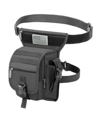 Men's Tactical Drop Leg Bag Hip Thigh Waist Belt Pouch Bag Utility Fanny  Pack US