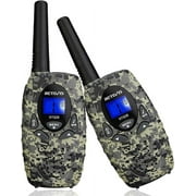 Two Way Radios for Adults, Retevis RT628 FRS Walkie Talkie 22 channels Long Range with VOX Belt Clip for Boys Girls Gift(2 PACK)