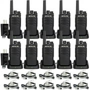 Retevis RT68 Walkie Talkies Rechargeable,Portable FRS Two-Way Radios for Adults,Heavy Duty 2 Way Radios Long Range,USB Charging Base,License Free Walkie Talkie for Road Trip Gifts Camping (2 pack)