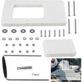 thumbnail image 1 of RTA-17 1854017 Composite Quick Release Bracket Compatible with Minn Kota,Motor Mount Plate fit for Riptide Ulterra, Terrova, PowerDrive, PowerDrive V2 and Deckhand 40 Trolling Motors, 1 of 6