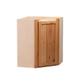 thumbnail image 1 of RTA Cabinets USA Hickory Clear Coat Corner Wall Cabinet | 24"Wx36"Hx12"D, 1 of 1