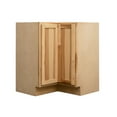 thumbnail image 1 of RTA Cabinets USA Hickory Clear Coat Lazy Susan Base Cabinet | 30"Wx34.5"Hx18"D, 1 of 4