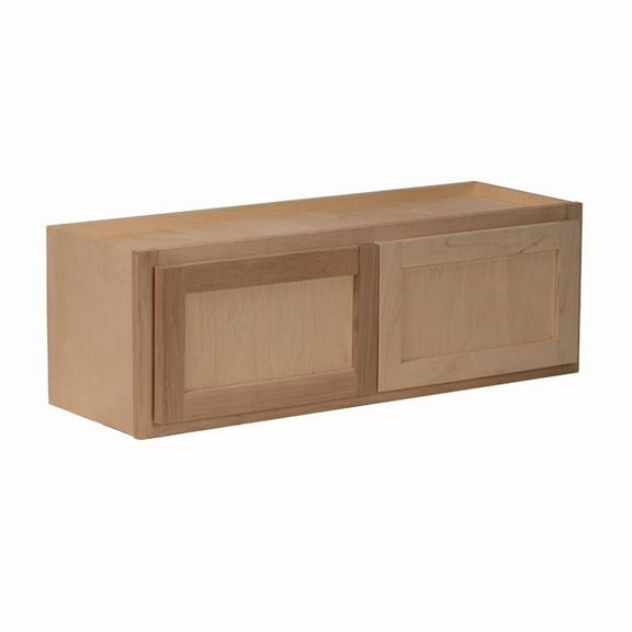 RTA Cabinets USA Raw Maple 2 Door Wall Cabinet | 36"Wx24"Hx12"D