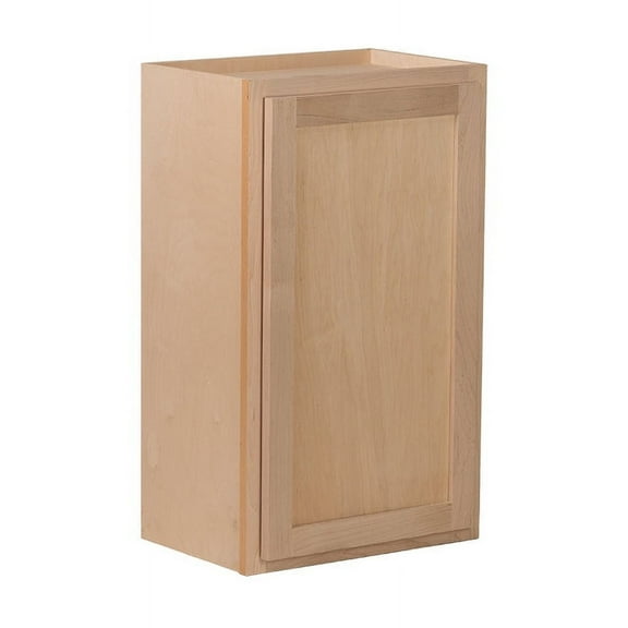 RTA Cabinets USA Raw Maple Wall Cabinet | 15"Wx30"Hx12"D