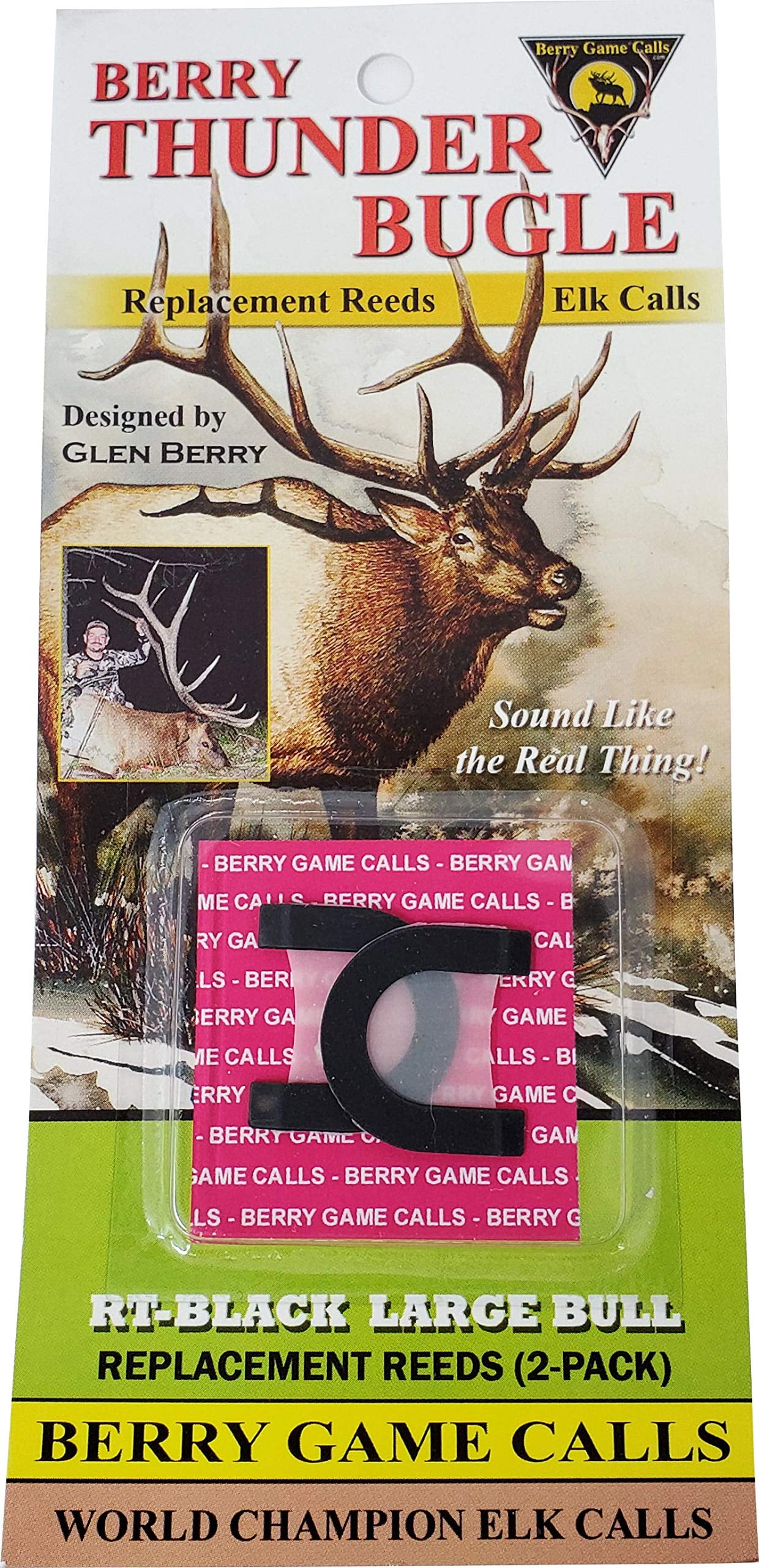 RTBLK Thunder Bugle Thin Repl Reed Blk 2Pk - Walmart.com
