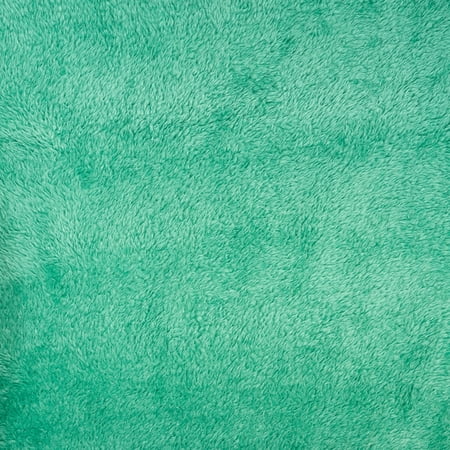 RTC Fabric 100% Polyester Solid Sherpa Fabric Sewing Craft Quilt Turquoise, Cut by Yard