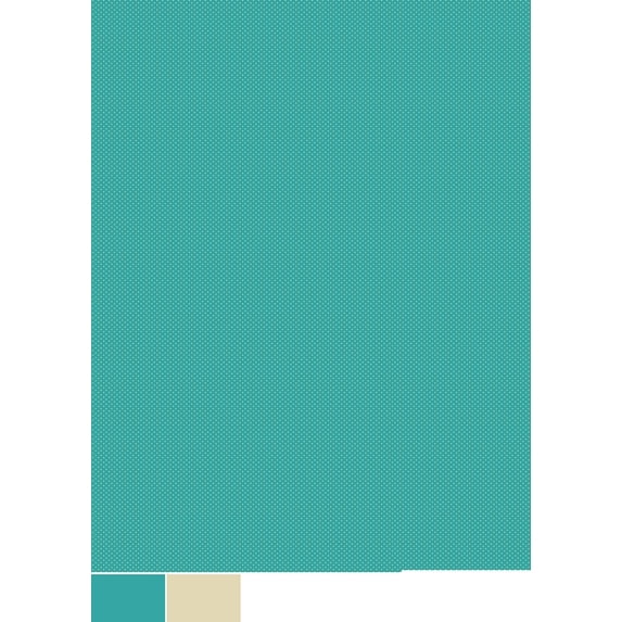 RTC Fabrics 100% Cotton Folkloric Mini Dot Teal Fabric, by the yard