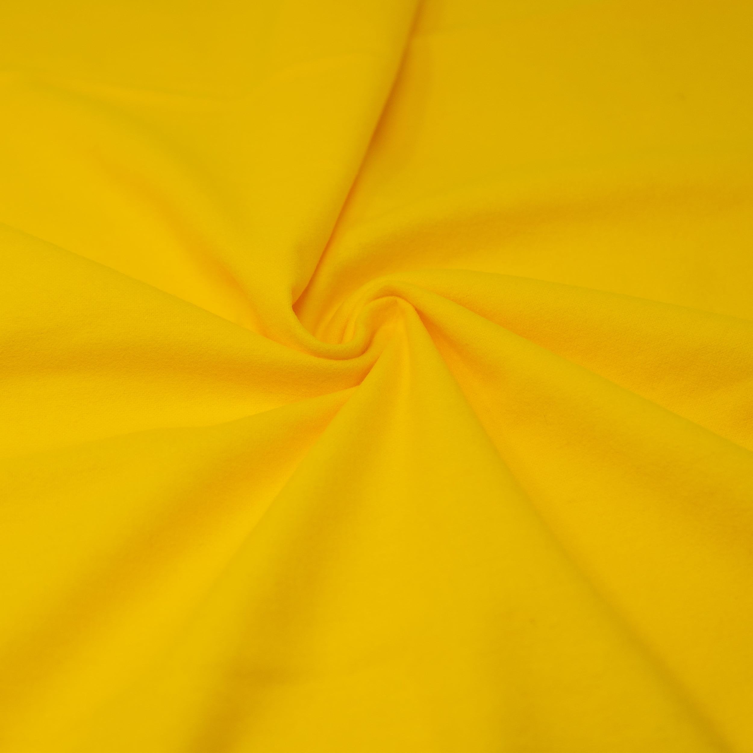 RTC Fabrics 42"/43" 100% Cotton Flannel Solid Bright Yellow Color Crafting Fabric by the Yard