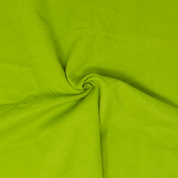 RTC Fabrics 42"/43" 100% Cotton Flannel Solid Kiwi Color Crafting Fabric by the Yard