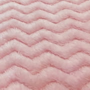 RTC Fabrics 60" 100% Polyester and Fleece Zigzag Sewing & Craft Fabric By the Yard, Pink