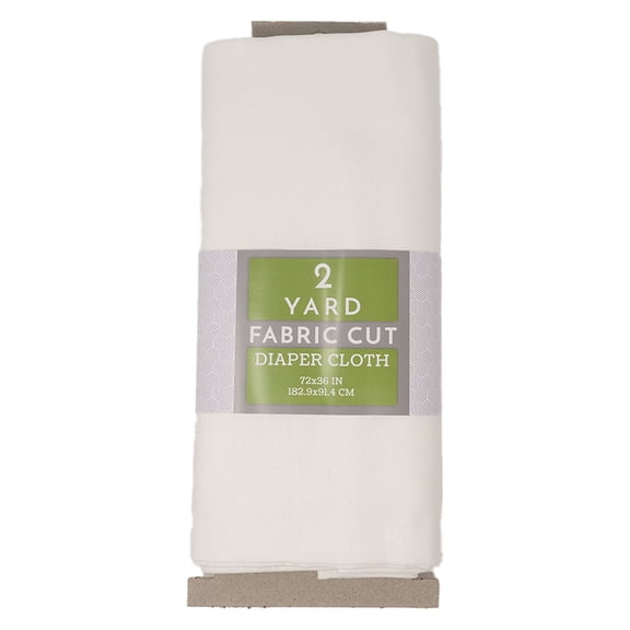 RTC Fabrics 100% Cotton Diaper Cloth Fabric, 36 inch , 2 Yard Precut