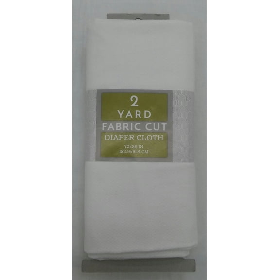 RTC Fabrics 100% Cotton Diaper Cloth Fabric, 36 inch , 2 Yard Precut