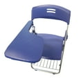 thumbnail image 1 of RTC Group Right Hand Pad Tablet Small Arm Desk Folding Chair, Blue, 1Pk, 1 of 11
