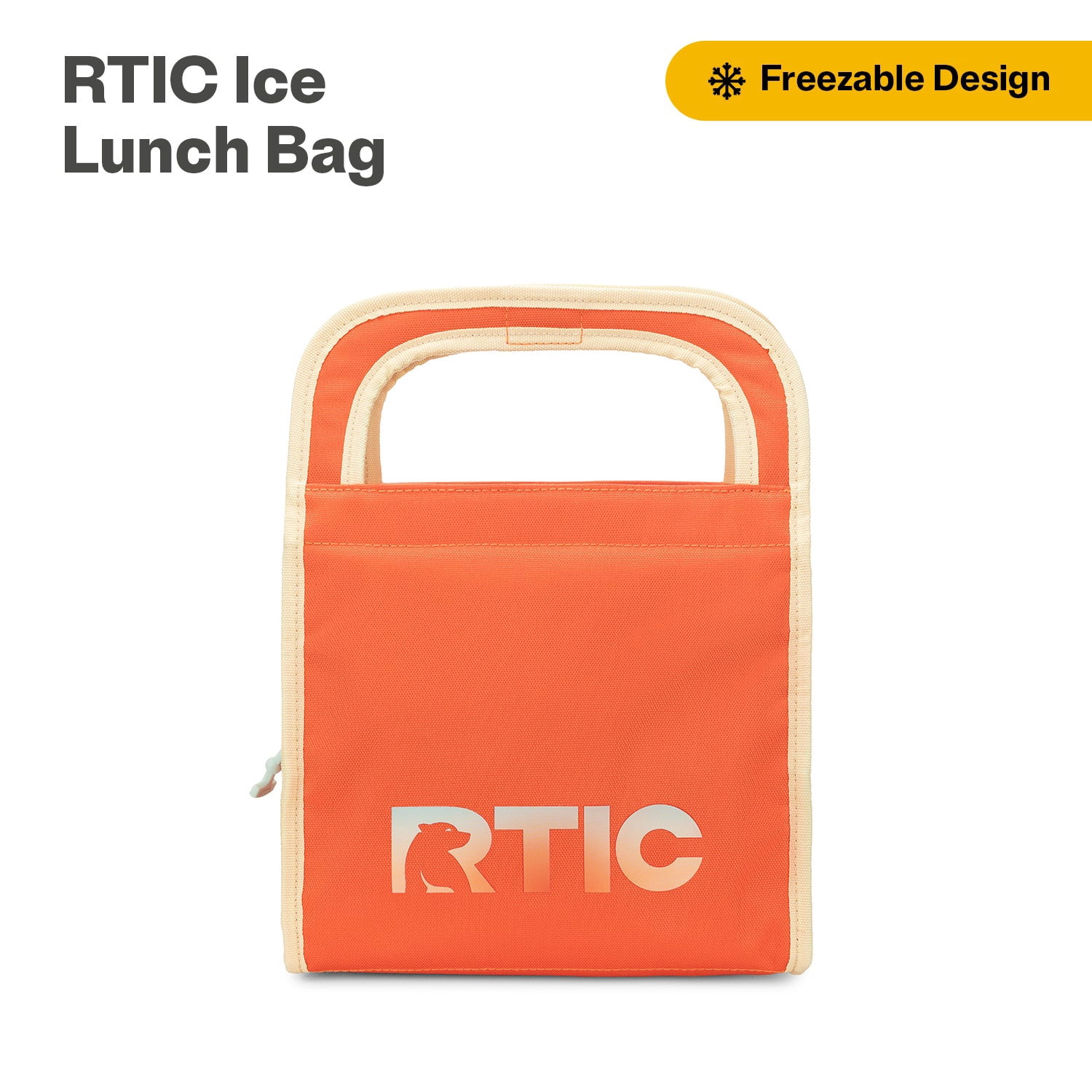 RTIC Insulated Lunch Bag, Soft-Sided Freezable & Collapsible Cooler, Desert Sunset