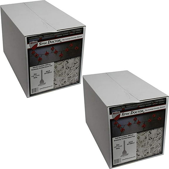 RTC Spin Doctor 2000 Piece Floor Tile Threaded Spacer Base Posts (Set of 2)