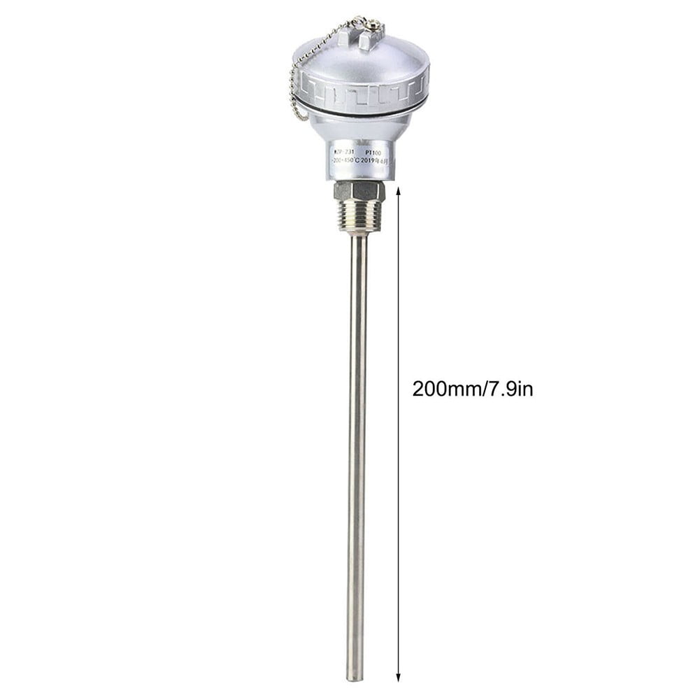 RTD PT100 Temperature Sensor Probe 3/4" NPT Thread Thermocouple