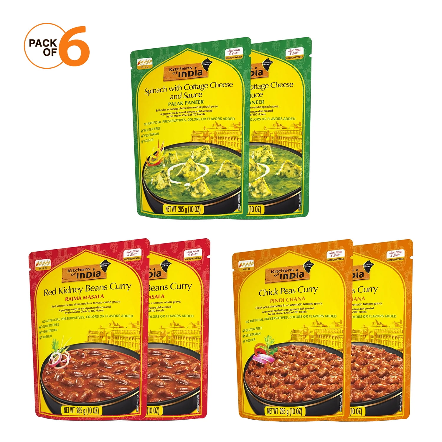 RTE Protein Variety Pack Ready-to-Eat Authentic In
