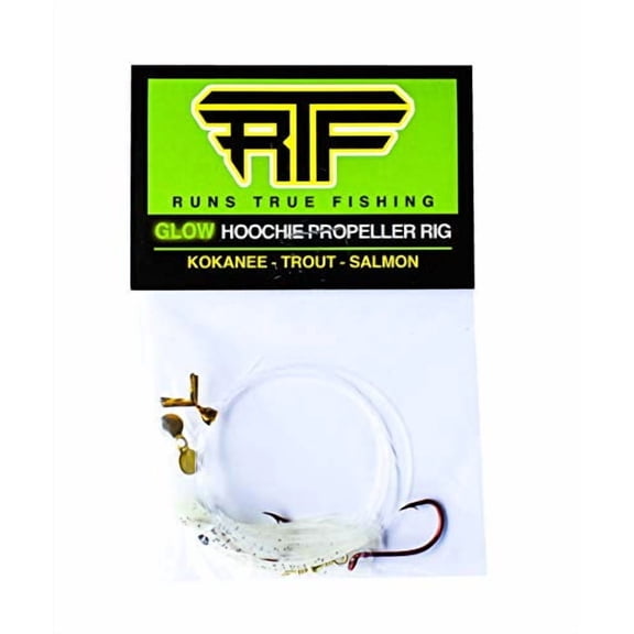 RTF - Propeller - 2" Full Glow Hoochie (5PK - Glow Luminous)