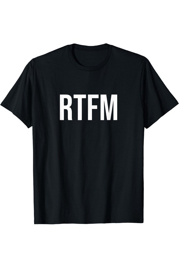 RTFM - Read the Manual T-Shirt, Unisex T-Shirt