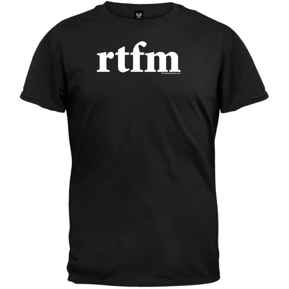 RTFM T-Shirt - Medium