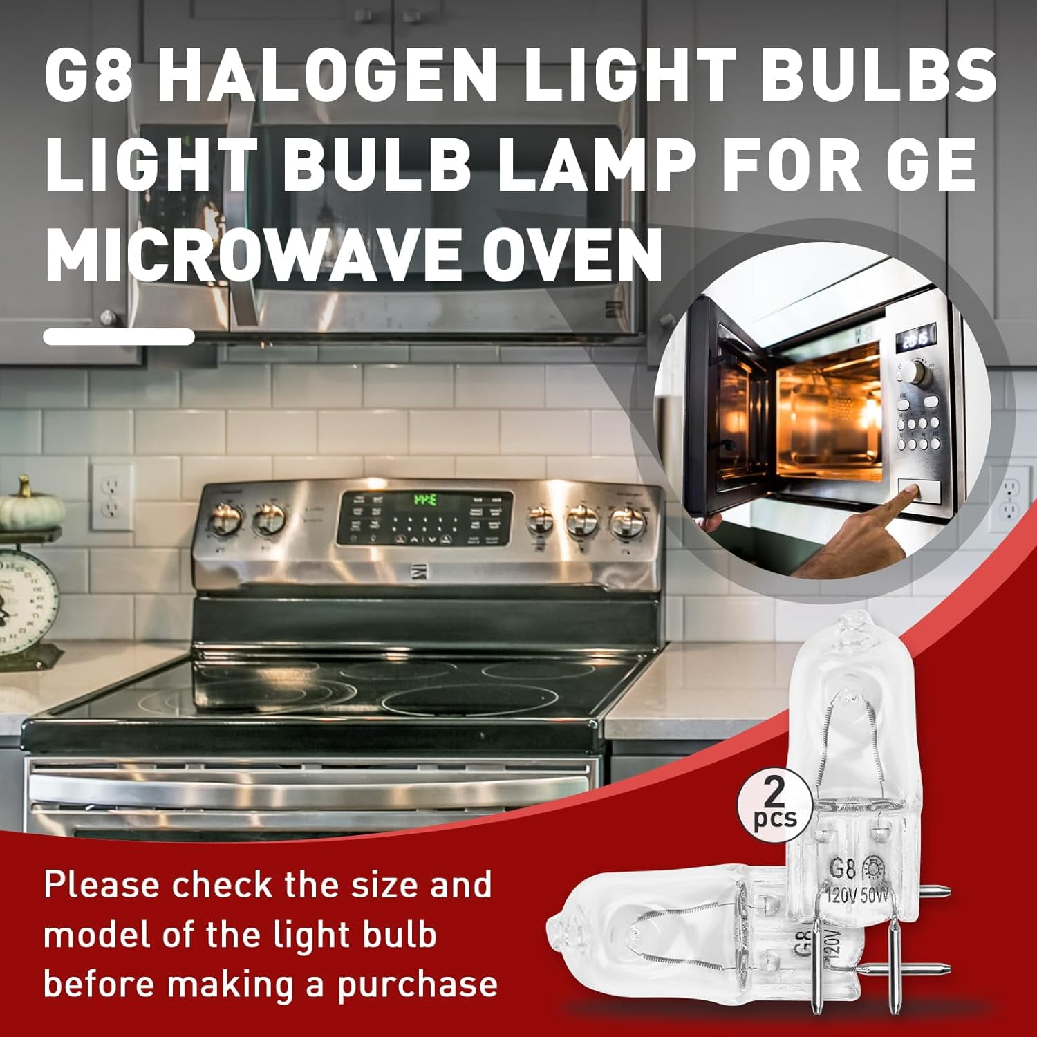 GE WB08X10028 Halogen Lamp For Range Vent Hood – Replacement Bulb