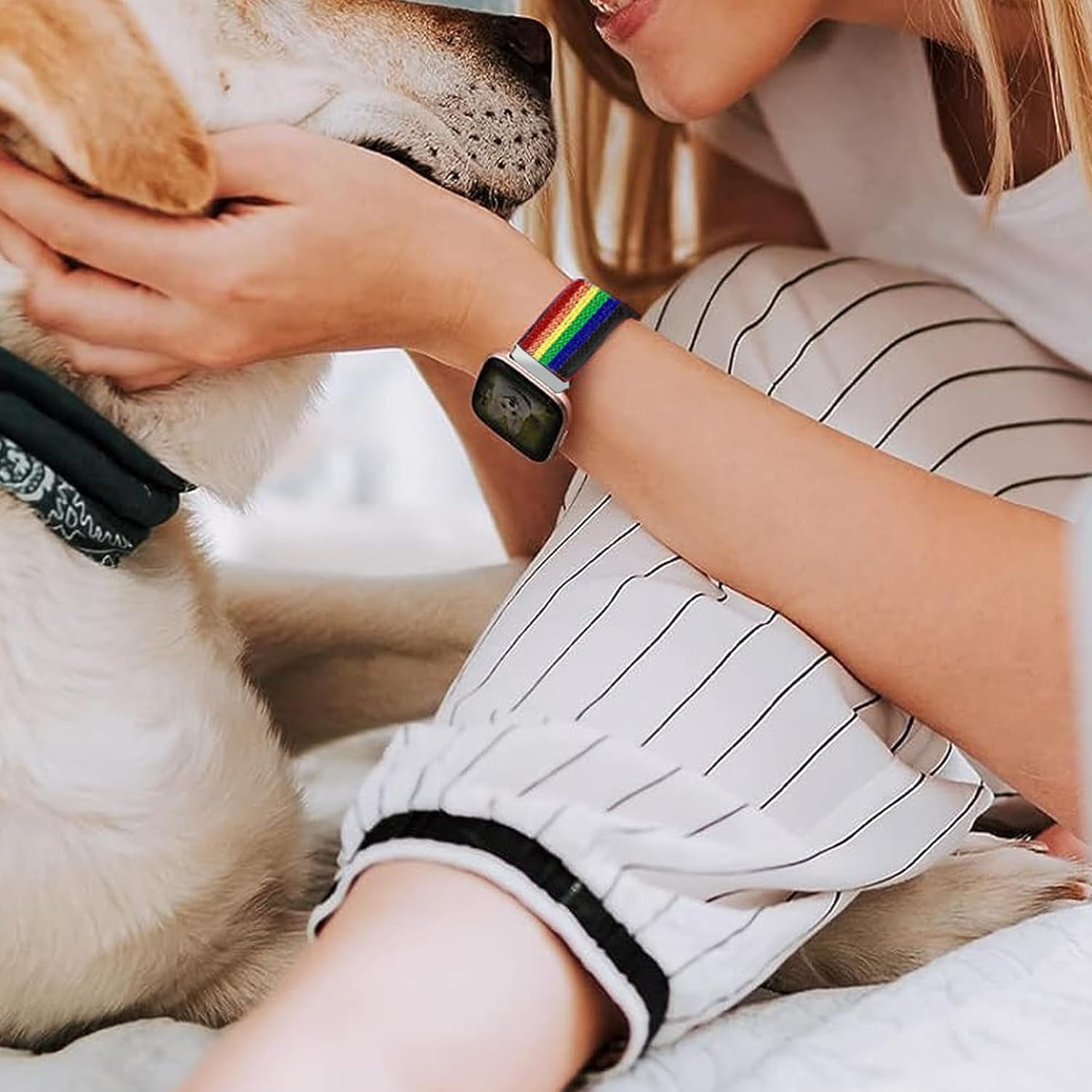 RTHG-Compatible with Spade Co Health Smartwatch bands, Stretch