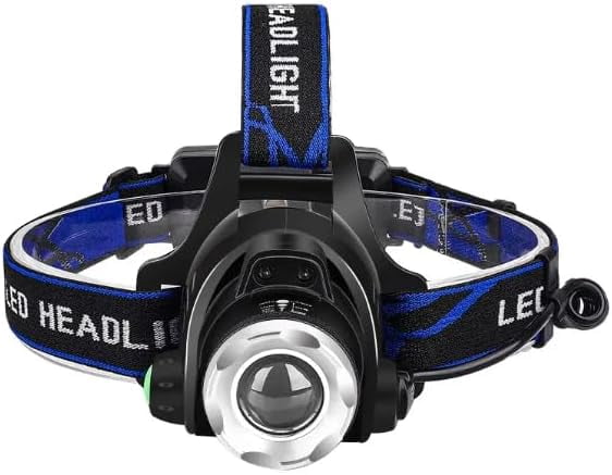 LED Rechargeable Headlaps For Adults, 90000 Luen Super Bright Headlap Flashlight 90 - View #5