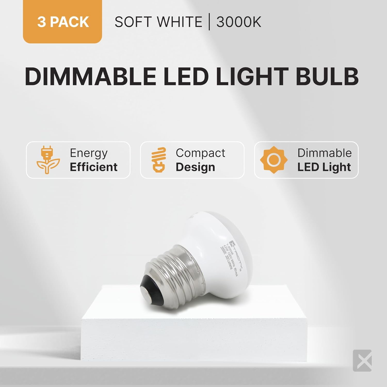 RTHG-R14 Dimmable LED Light Bulbs, E26 Base, 4.5W (40 Watt Equivalent ...