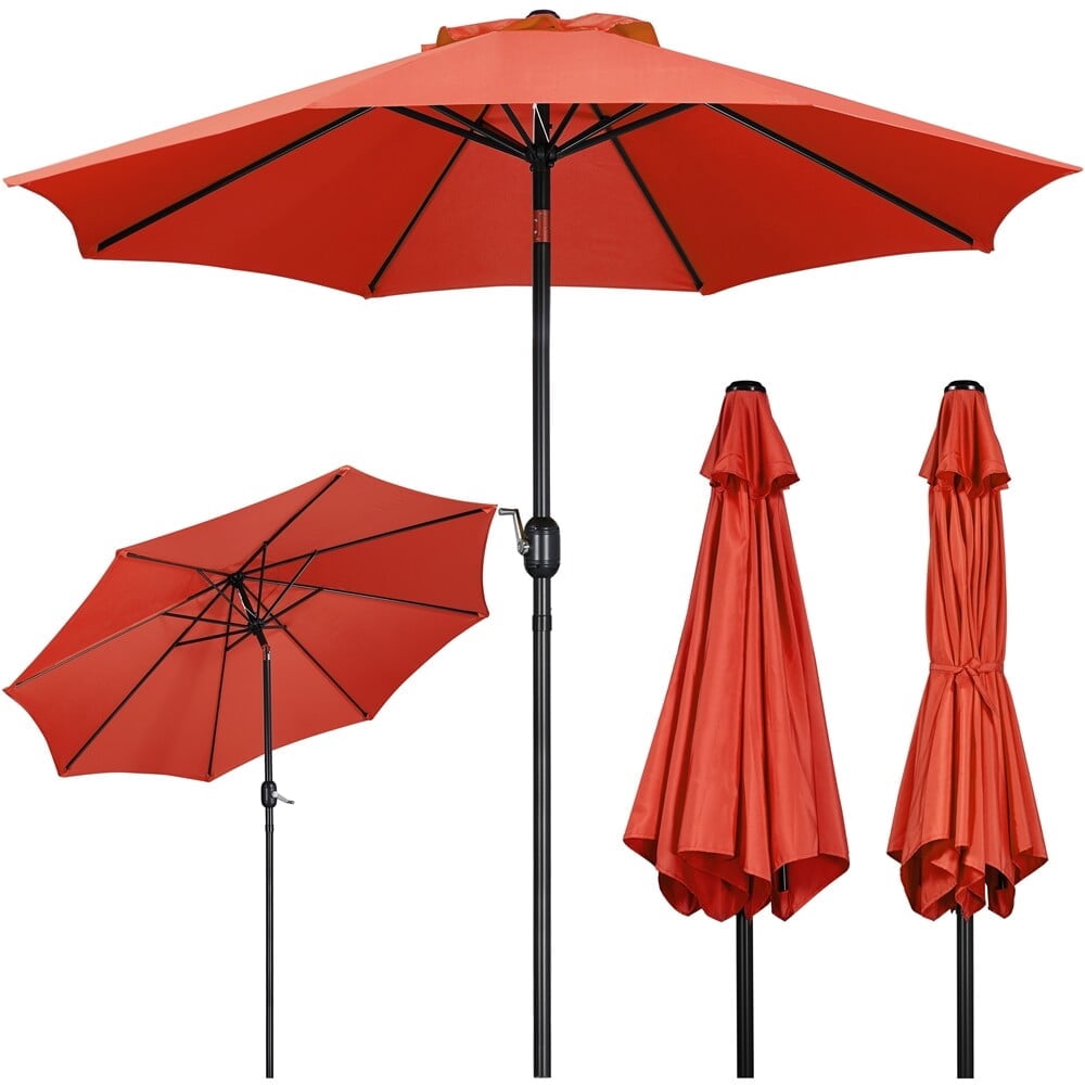 RTHlzzy FT Patio Umbrella Outdoor Umbrella Patio Yard Market Table Sun ...